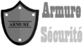 Logo de la société, avec l'inscription Armure Sécurité sur le côté