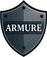 Blason Armure Sécurité, logo mobile d’une société de sécurité privée à Paris et en Île-de-France